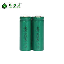 Wholesale rechargeable 14400 lithium ion battery 3.7v li-ion 600mah lithium battery